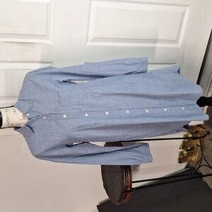Steven Alan Dress Women Small Denim Button Front